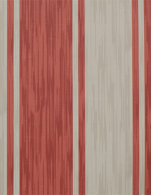 Обои для стен с вертикальными белыми и красными полосами Aura Sunny Style FD22751