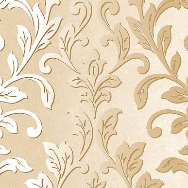 Золотисто-белые обои с рисунком в виде лиан Aura Texture Style TX34842
