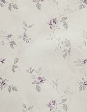 Ванильного цвета обои для стен с растительным узором Aura Vintage Damasks G34163