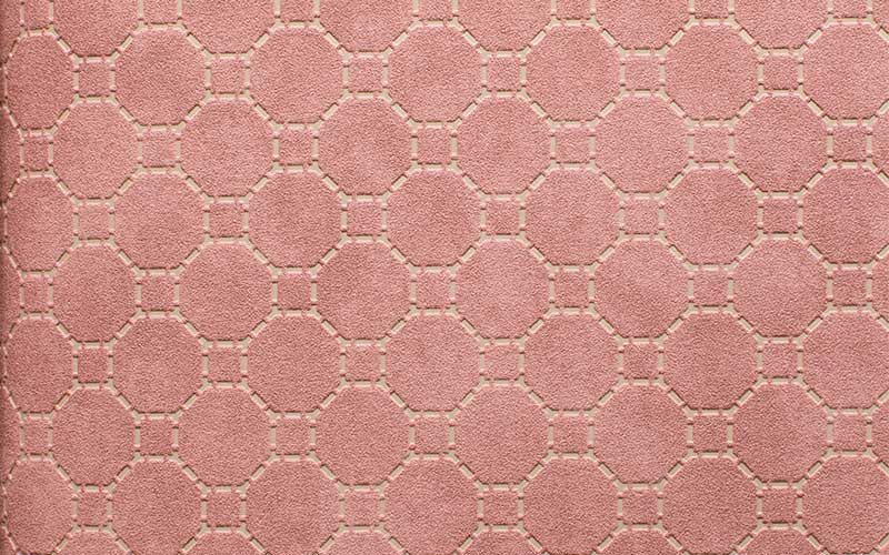 Виниловые обои BN Finesse 219722 серо-розовые с геометрической решеткой