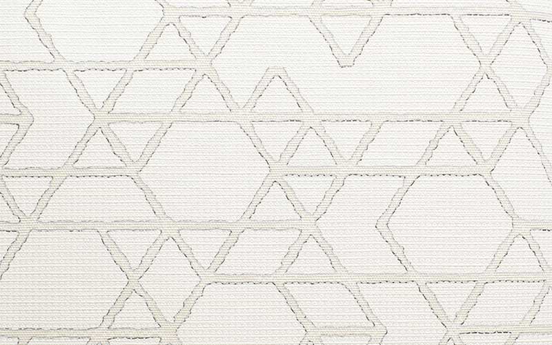 Виниловые обои Marburg Montego 30873 белые с миндальной геометрической решеткой