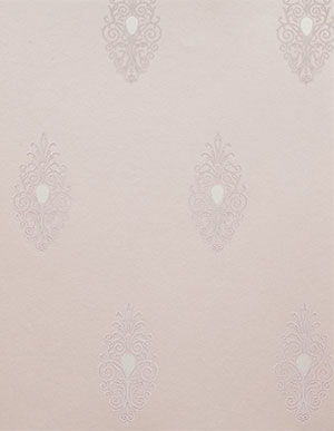 Пастельно-розовые флизелиновые обои с легким орнаментом Milassa Gem 3007