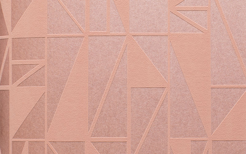 Флизелиновые обои Milassa Geometrica GM6 020 с орнаментом в розовых тонах