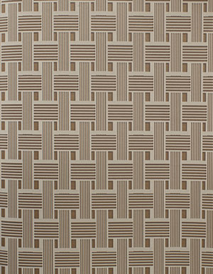 Бежевые флизелиновые обои с плетеным орнаментом Milassa Loft 34010