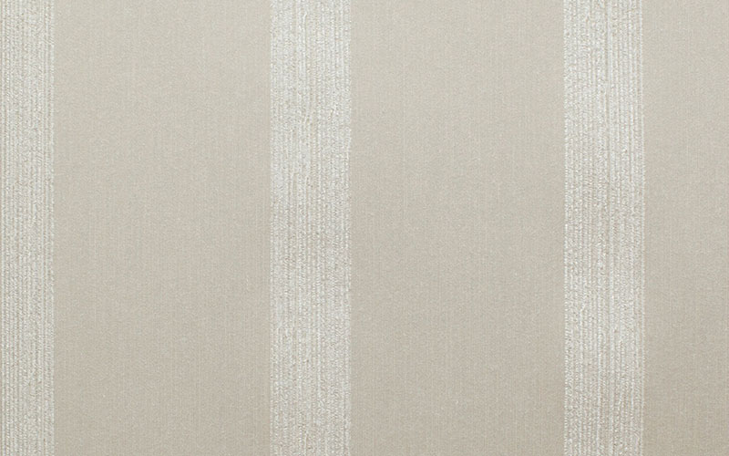 Полосатые текстильные обои Rasch Textil Liaison 078007 светлого серо-бежевого цвета