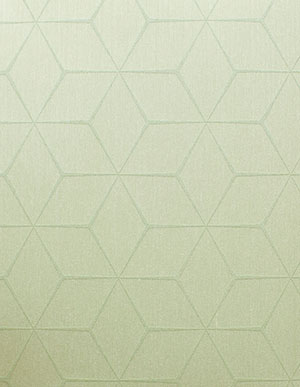 Зеленоватые текстильные обои Rasch Textil Lyra 078670 с геометрической решеткой