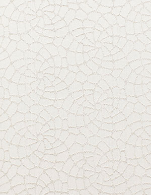 Жемчужно-белые текстильные обои Rasch Textil Mirage 079011 с рельефной вышивкой