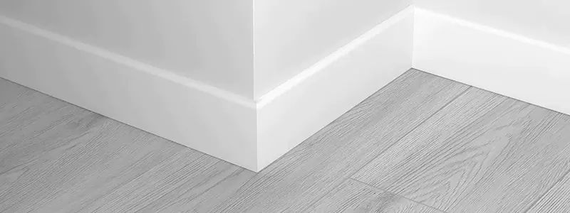 Кварц-виниловый плинтус SPC Alpine Floor Белый матовый 11-0